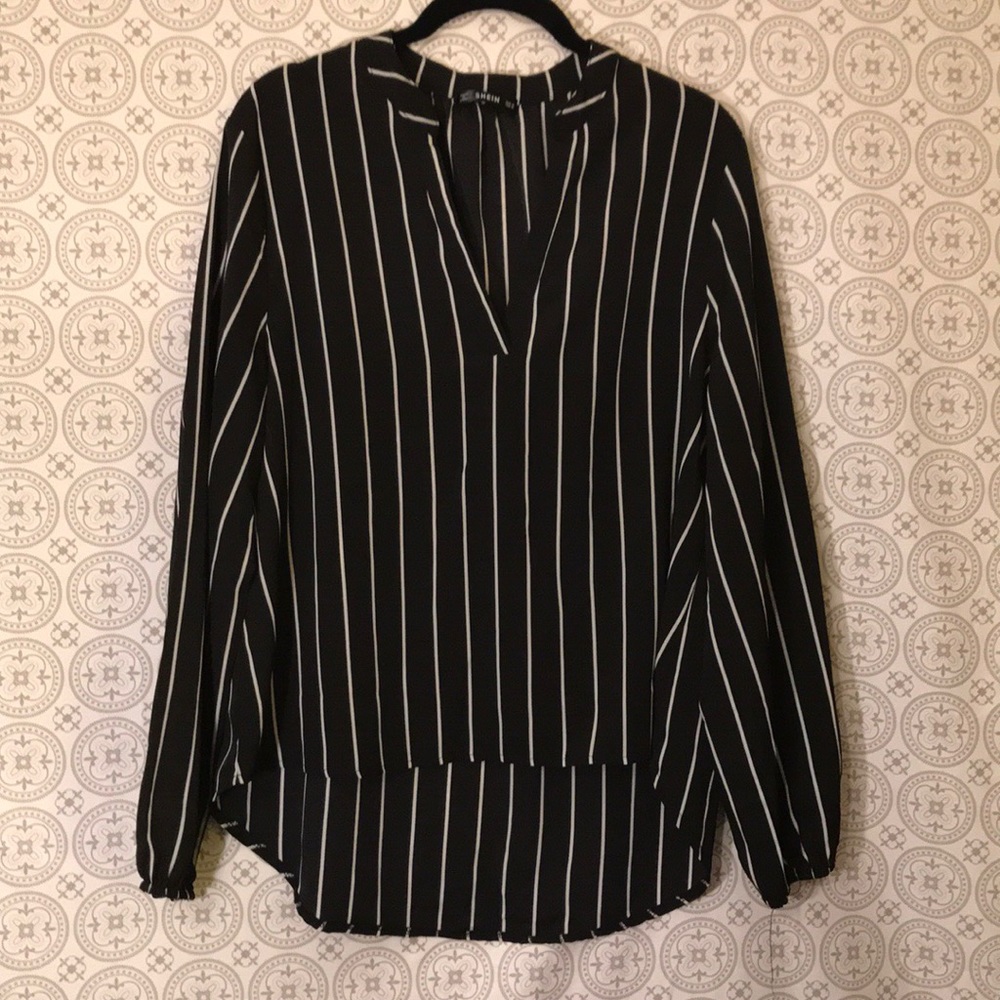 NEW SHEIN hi- low blouse size Medium - Picture 3 of 8